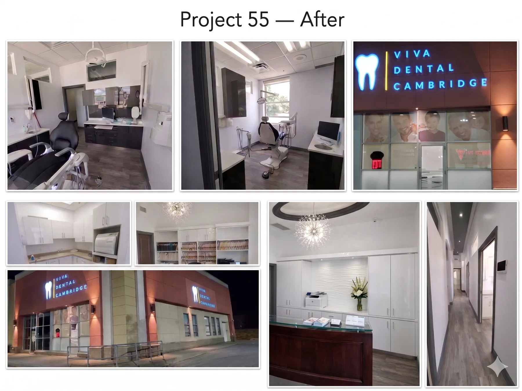 Cambridge completed dental office buildout